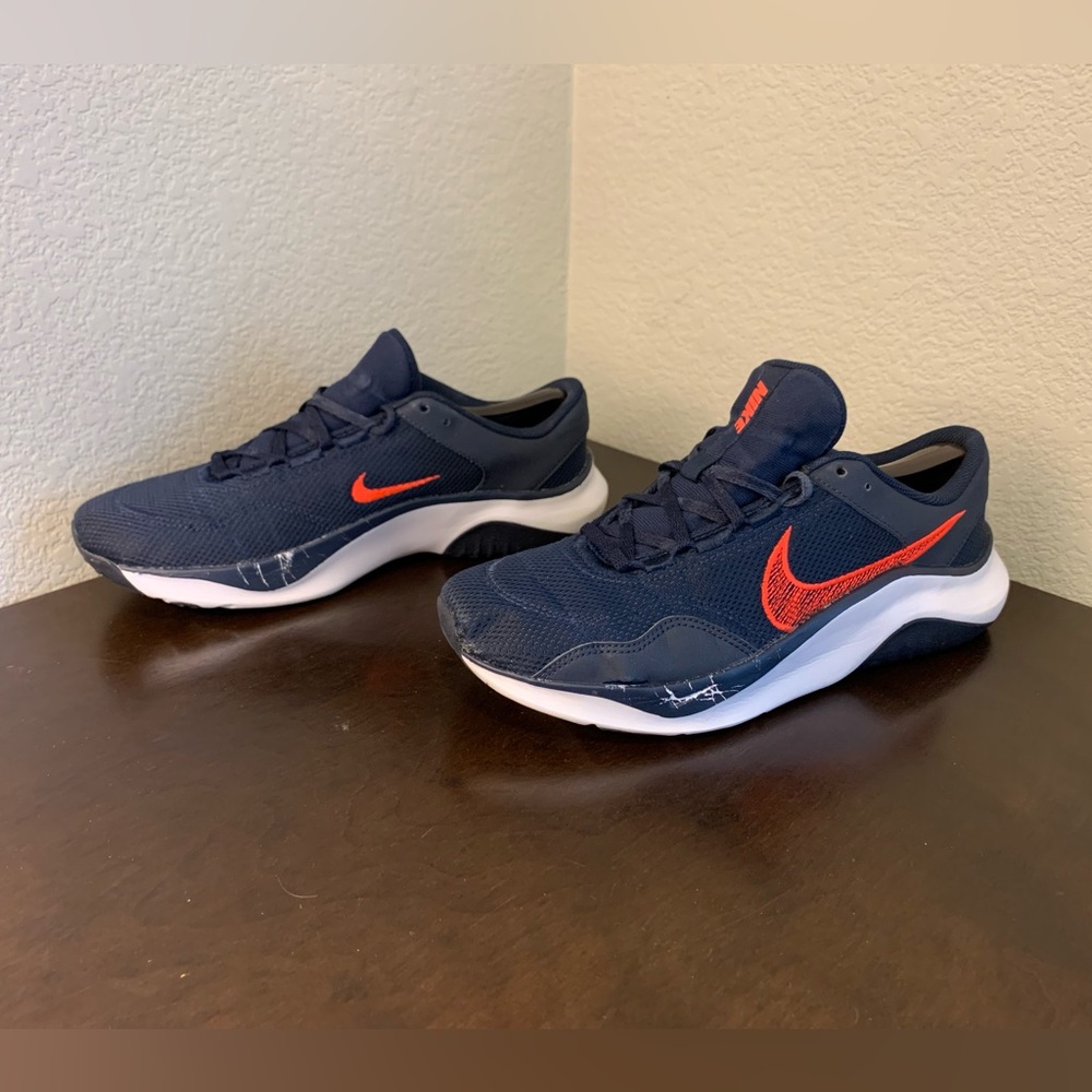 Nike Legend Essential 3 Next Nature Blue/Red Shoes DM1120-401 Men's Size 10